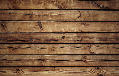 brown wooden planks, wood, wall, watermarked, wood panels, wooden surface, simple, HD wallpaper HD wallpaper