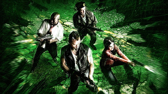 weiße Hemdmalerei der Männer, Left 4 Dead, HD-Hintergrundbild HD wallpaper