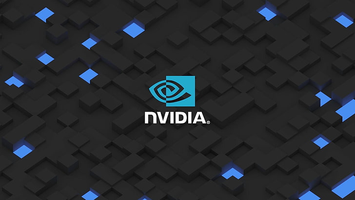 Nvidia логотип, технологии, Nvidia, HD обои