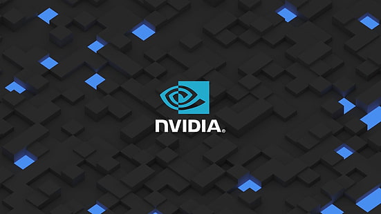 Nvidia логотип, технологии, Nvidia, HD обои HD wallpaper