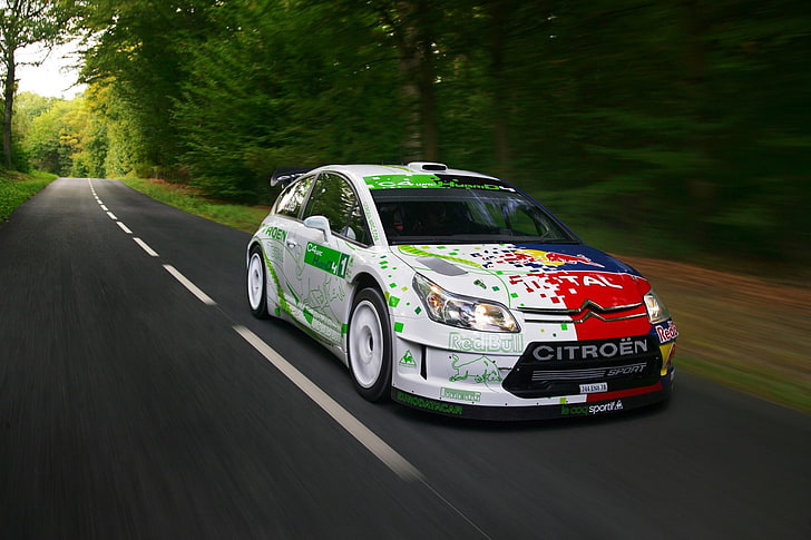 Citroen C4 WRC HYmotion4, 2008_citroen c4 wrc_hymotion, car, HD wallpaper