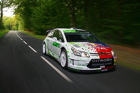 Citroen C4 WRC HYmotion4, 2008_citroen c4 wrc_hymotion, mobil, Wallpaper HD HD wallpaper