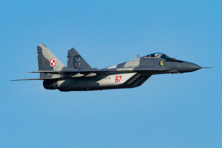Armée de l'air polonaise, chasseur polyvalent, MiG-29M, Fond d'écran HD