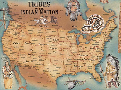 Nativos americanos, América do Norte, EUA, HD papel de parede HD wallpaper