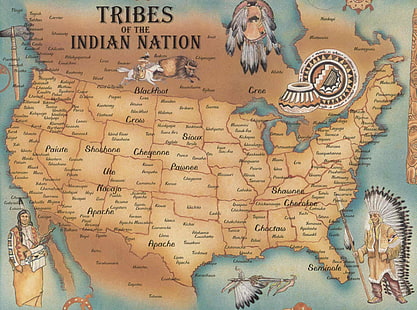 EUA, América do Norte, nativos americanos, HD papel de parede HD wallpaper