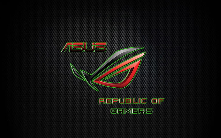 Asus ROG 로고, 기술, 아수스, HD 배경 화면