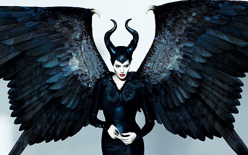 Angelina Jolie Maleficent, angelina, jolie, maleficent, วอลล์เปเปอร์ HD HD wallpaper