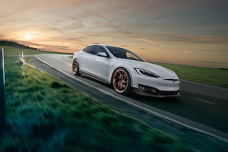 4K, Novitec, Tesla รุ่น S, วอลล์เปเปอร์ HD HD wallpaper