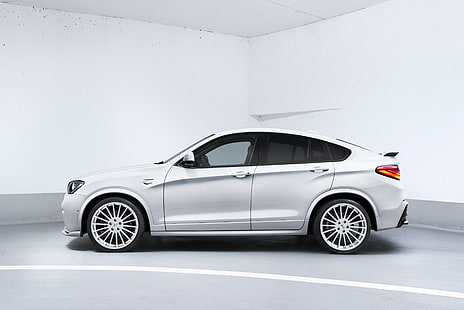 carro esporte, branco, Hamann BMW X4, Geneva Auto Show 2016, HD papel de parede HD wallpaper