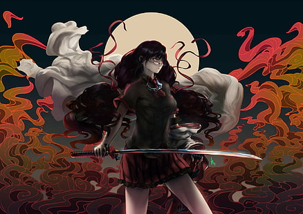 Anime, Blood-C, Saya Kisaragi, Tapety HD HD wallpaper