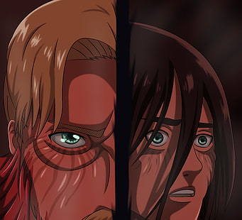 Anime, Attack On Titan, Eren Yeager, Zeke Yeager, Sfondo HD HD wallpaper