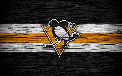 Hockey, Pittsburgh Penguins, Emblem, Logo, NHL, HD tapet HD wallpaper