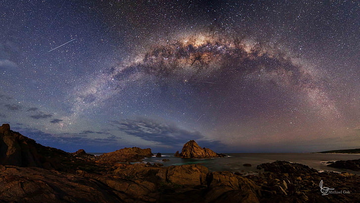 Milchstraße Himmel, Natur, Milchstraße, HD-Hintergrundbild