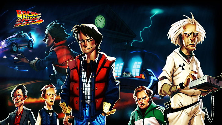 Tapeta cyfrowa Back to the Future Past, Back to the Future Game, Telltale Games, PC, iPad, Mac, PS3n, Tapety HD