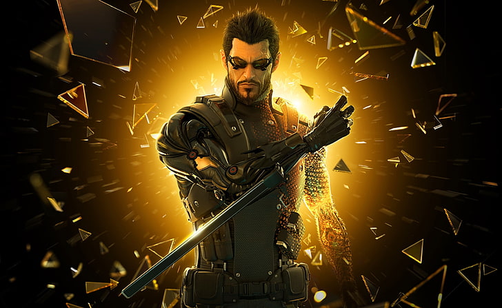 Deus Ex Human Revolution Адам Йенсен, корица на играта, Игри, Deus Ex, Човек, Адам, революция, Jensen, Deus, HD тапет