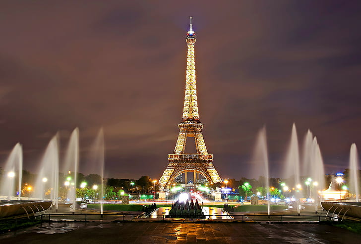 エッフェル、パリ、タワー、4k写真、HD、 HDデスクトップの壁紙