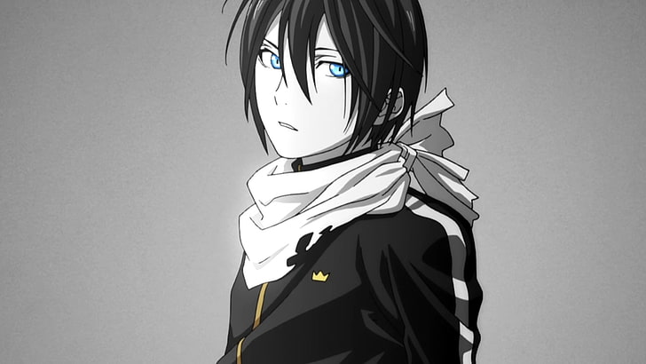 black-haired male anime character digital wallpaper, Noragami, Yato (Noragami), anime, HD wallpaper