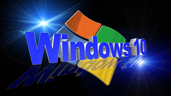 Logo Windows 10, Windows, Windows 10, Wallpaper HD HD wallpaper