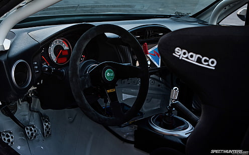 Toyota FR-S Scion Interior Race Car HD, bilar, bil, race, s, toyota, interiör, scion, fr, HD tapet HD wallpaper