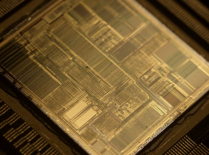 Процесор, процесор, DIE, силиций, пентиум, микрочип, HD тапет