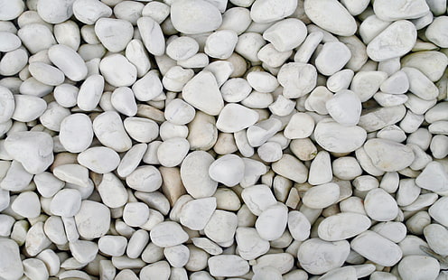 białe kamyki, kamyczki, kamienie, biały, Tapety HD HD wallpaper