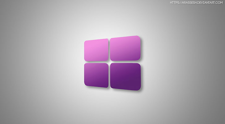 Windows 10 Purple, Windows, Windows 10, HD тапет