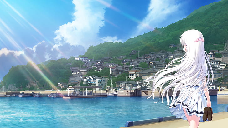 Anime, Summer Pockets, Naruse Shiroha, HD wallpaper