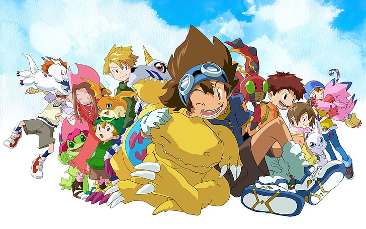 Ilustracja Digimon, Digimon Adventure, Digimon, anime, Tapety HD