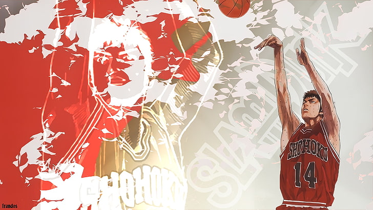 Slam Dunk Hisashi Mitsui Basketball Anime Hd Wallpaper Wallpaperbetter