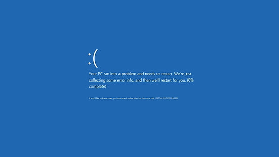 din dator stötte på ett problem och måste starta om text, 404 hittades inte, Microsoft Windows, minimalism, humor, enkel bakgrund, text, HD tapet HD wallpaper