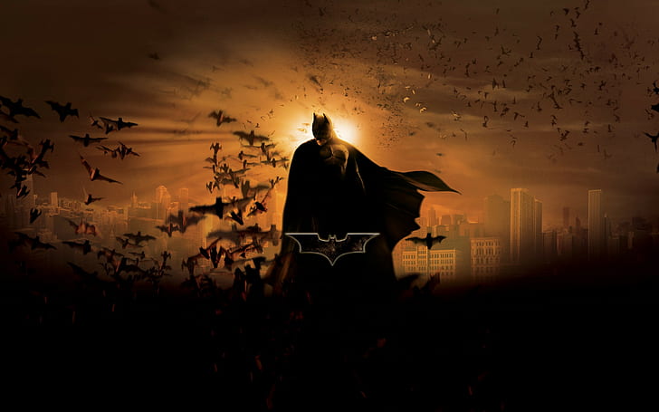 Batman Begins, Christian Bale, batman, home, Batman Begins, Christian Bale, Movie, HD wallpaper