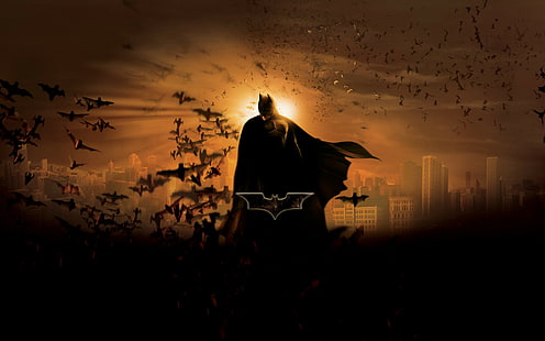 Batman Begins, Christian Bale, batman, rumah, Batman Begins, Christian Bale, Film, Wallpaper HD HD wallpaper