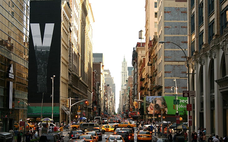 거리, 도시, 대도시, HD 배경 화면