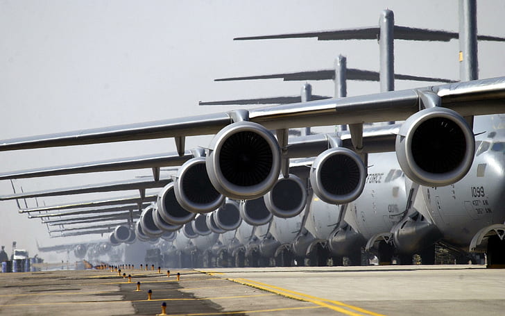 Aeródromo militar, outra aeronave, militar, aeródromo, HD papel de parede