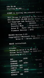 MS-DOS, Computer, Betriebssystem, Technologie, HD-Hintergrundbild HD wallpaper