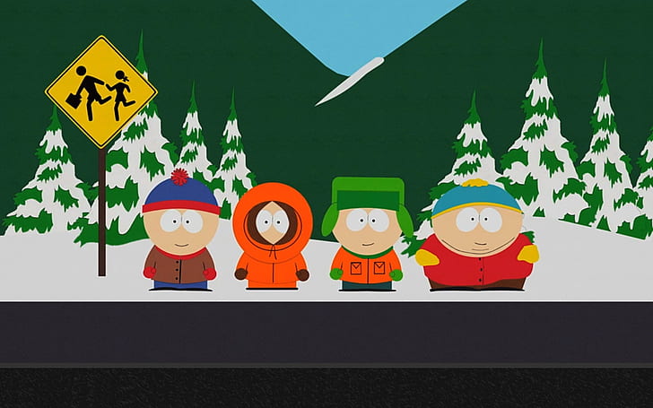 South Park HD, dibujos animados / cómic, parque, sur, Fondo de pantalla HD