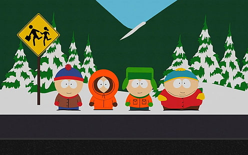 South Park HD, tecknad / komisk, park, söder, HD tapet HD wallpaper