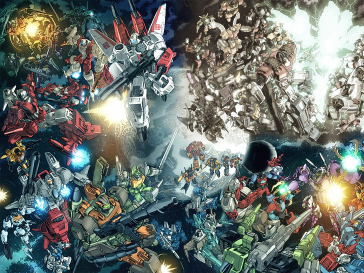 Transformers HD, fumetti, trasformatori, Sfondo HD