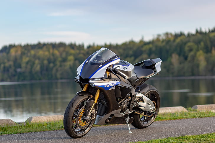 Motorrad, Wasser, Yamaha YZF R1M, HD-Hintergrundbild