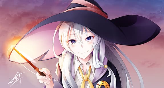 Anime, Anime Girls, Wandering Witch: Reise von Elaina, Elaina (Majo no Tabitabi), Fudo Sin, HD-Hintergrundbild HD wallpaper