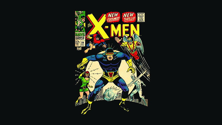 X-Men, Angel, Cyclops (Marvel Comics), Iceman (Marvel Comics), HD wallpaper