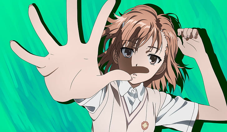 Für Aru Kagaku no Railgun, Misaka Mikoto, Anime Girls, HD-Hintergrundbild