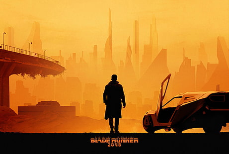  Movie, Blade Runner 2049, Car, City, Rick Deckard, HD wallpaper HD wallpaper