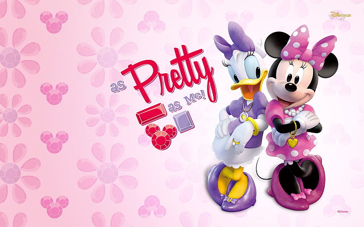 Disney, Daisy Duck, Minnie Mouse, HD wallpaper