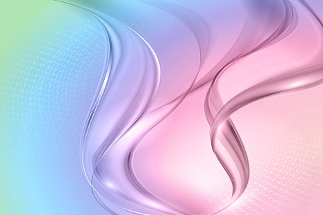 rosa, lila und grün abstrakt tapeten, abstraktion, hintergrund, regenbogen, farben, abstrakt, pastell, wellen, kreative, HD-Hintergrundbild HD wallpaper
