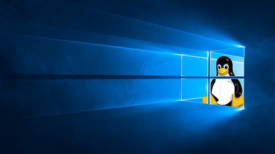 Linux, Windows 10, HD-Hintergrundbild HD wallpaper