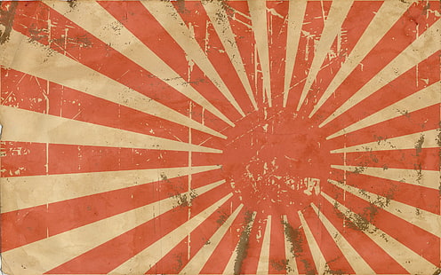 Aufgehende Sonne Flagge, Japan, Flagge, Stelle, HD-Hintergrundbild HD wallpaper