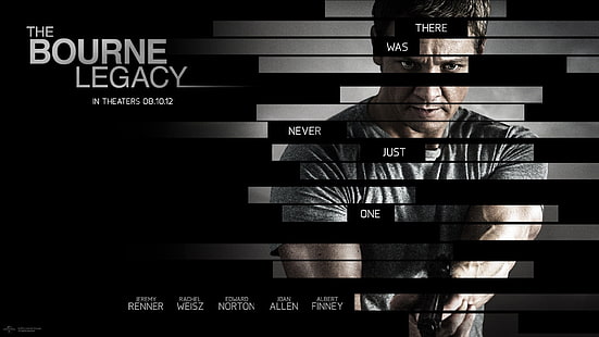 Dziedzictwo Bourne'a, filmy, Jeremy Renner, Jason Bourne, Tapety HD HD wallpaper