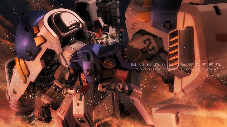 anime, mech, Gundam, Mobile Suit Gundam 0083: Stardust Memory, GP02 Gundam 