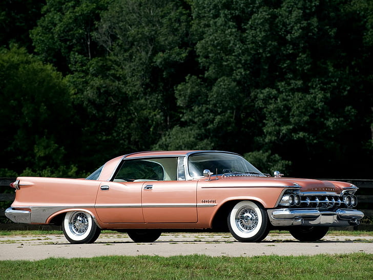 1959 Chrysler Imperial Crown, chrysler, vintage, aletas, clásico, imperial, antigüedades, 1959, corona, autos, Fondo de pantalla HD